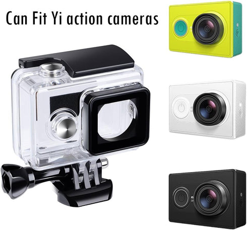 Suptig Waterproof Case Underwater Waterproof Protective Housing for Yi Action Camera Xiaoyi Yi Action Camera Xiaomi Yi Action Camera...