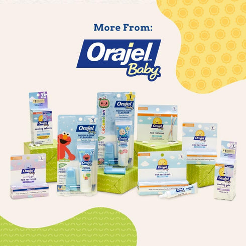 Orajel Baby Daytime Cooling Gel for Teething, Drug-Free, #1 Pediatrician Recommended Brand for Teething*, One .33oz Tube...