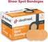 Dealmed Sheer Plastic Spot Bandages – 7/8” Small Round Sterile Strips, Adhesive Outer with Non-Stick Pad, Latex Free, Wound Care for First Aid Kit...