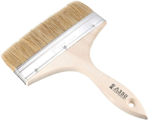 uxcell 8 Inch Chip Paint Brush Synthetic Bristle with Wood Handle for Wall Treatment...
