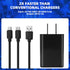 Fast Charger with 6.6Ft USB Type-C&Micro USB Cable,AC Adapter,2A Rapid Charger for All New All-New Fire 7 HD 8 10 Plus Tablet, Kids Pro, Kids Edit...