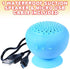 ArtCreativity Waterproof Suction Bluetooth Speaker for Kids and Adults, 1PC, Portable Bluetooth Speaker with Microphone, Wireless Rechargeable Spe...