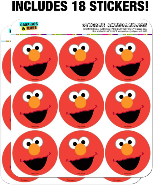 Sesame Street Elmo Face Planner Calendar Scrapbooking Crafting Stickers...
