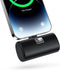 LENUTO Small Portable Charger for iPhone, with Built-in iOS Connector, 6000mAh 20W Fast Charging Mini Power Bank with LCD Display, Compatible with...