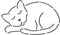 Quilting Creations Catnapper Quilt Stencil, 5 x 3...