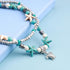 Boho Starfish Anklet Bracelet Sea Turtle Turquoise Chain Anklet Layered Turtle Pendant Ankle Bracelets Beach Blue Beads Foot Chain Jewelry for Wom...
