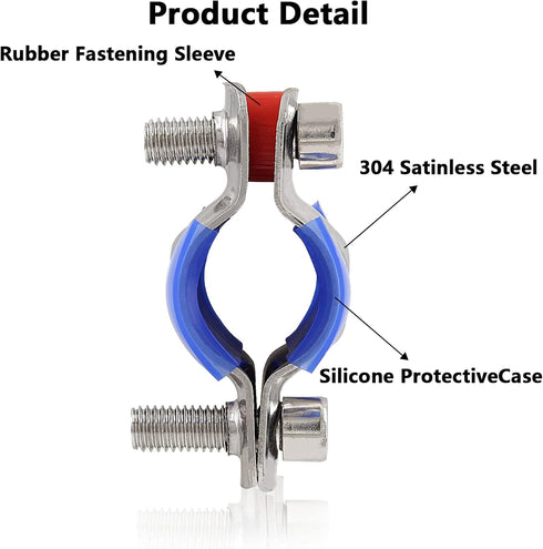 2 Pcs Fix Sinking Office Chair,304 Stainless Steel Office Chair Saver Adjustable Height Chair Saver Kit with Hexagon Wrench&Leather Pads Support f...