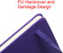 YIKANGHENG Hardcover Journal Notebook, 1 Pcs A5 PU Leather Cover With Bandage 80 Sheets (160 Pages) 8 mm Ruled Diary Notebooks (Purple)...