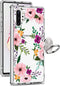 GiiKa Galaxy Note 10 Plus Case, Clear Girls Women Heavy Duty Shockproof Protective Hard PC Back Case with Slim TPU Bumper Cover Phone Case for Sam...