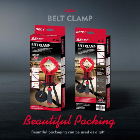 SEDY Band Clamp, Frame Clamp Quick Release Strap Clamp For Woodworking, Belt Clamp Strap Clamp...