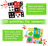 beetoy Tummy Time Baby Mirror Toys with Black and White Pattern, High Contrast 3D Activity Play Crinkle Toys Baby Mirror for Newborn 0 3 6 Months...