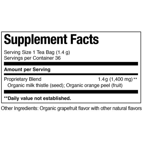 The Republic of Tea - Organic Milk Thistle SuperHerb Tea Tin, 36 Herbal Tea Bags, Naturally Caffeine-Free...