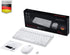Perixx PERIDUO-712WES Mini Pack de Teclado y Ratón Inalámbrico Combo - Color Blanco - Español QWERTY...