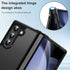 for Samsung Galaxy Z Fold 6 Case, Z Fold 6 Case with Camera Frame Protection, Thin Anti-scratch PC Matte Translucent Back & Flexible TPU Hinge Sho...
