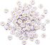 Cheriswelry 50g/360pcs Flat Round Letter Alphabet Beads with Gold Letter T Acrylic Disc Coin Pony Bead Spacers for Jewelry Kandi Bracelet Necklace...