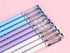 Clear Beads Top Style 0.7mm Mechanical Pencils Set, 9pcs Mechanical Pencils and 80pcs 0.7mm Refill and 4pcs Erasers for School Writing, Drafting G...
