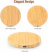 Charging Pad, 15W Bamboo Charger, Fast Qi Charging Station, Compatible with Note 8, S8, S8 Plus, S7, S7, S6, S6, S10, S10e, S9, S8, G7...