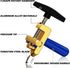 Tile Cutter Hand Tool, 2 in 1 Glass Tile Cutter Breaking Pliers, Manual Tile Cutter with 3 Tungsten Steel Blade, Mirror Cutting Tool for Home DIY ...