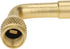 Mellbree 4-Pack Tire Valve Extension, 90 Degree Schrader Tire Valve Stem Extension Brass Adaptor Compatible for Passenger Cars, Stroller, Bicycles...