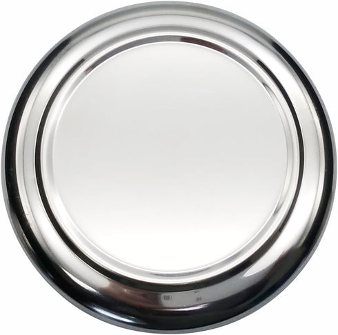 GARASANI 3 Pack Korean Traditional Stainless Steel Good Fortune Rice Bowl with Lid Set (Silver 3Pcs)...