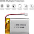 EEMB Lithium Polymer Battery 3.7V 280mAh 562030 Lipo Rechargeable Battery Pack with Wire Molex Connector for Dashcam Bluetooth Speaker - Confirm D...