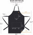 Hair Stylist Apron - Salon Aprons Pu Waterproof Protective Coated - Bleach Proof Barber Apron for Women/Men with Pockets.for Cosmetologist -Dog Gr...