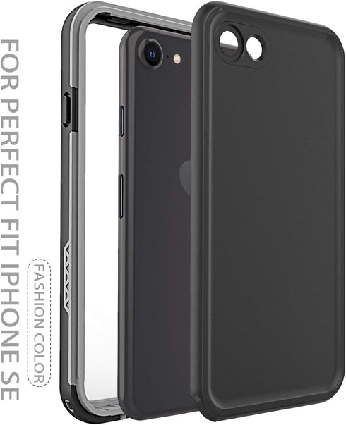 for iPhone SE 2020 Waterproof Case, for iPhone 8 7 Waterproof Case Cover with Screen Protector, Life Shockproof Snowproof Phone Case for iPhone 8 ...