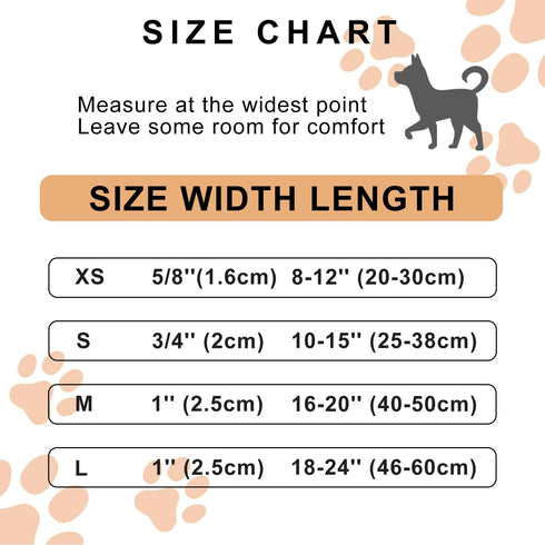 FURRYFECTION Reflective Dog Collar and Leash Set with Quick Release Buckle, Padded with Neoprene Adjustable Nylon Dog Collar for Small Medium and ...