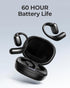 LeMuna Open Ear Headphones, Bluetooth 5.3 Wireless Earbuds with Earhooks, 60 Hours Playtime, Fast Charging, Sweat Resistant, Sport Earphones with ...