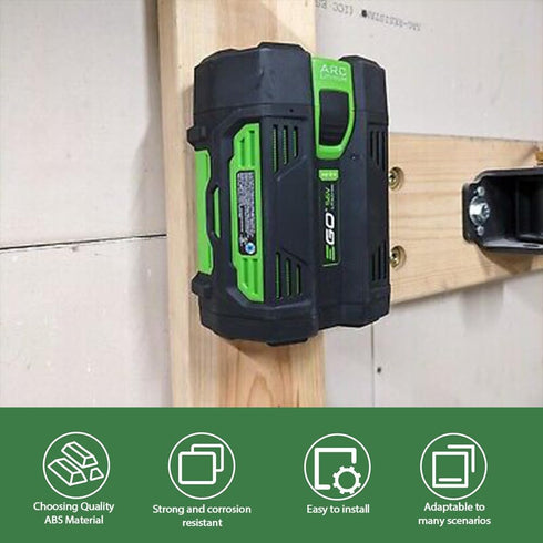 4 Pack for EGO Battery Holder | EGO Battery Mount | EGO Accessories | Ego Holder | 56V Ego Battery Holder Wall Mount | EGO 56V Battery Under Shelf...