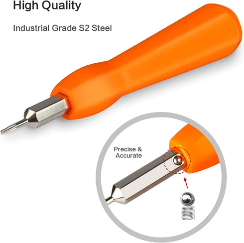 Doorbell Screwdriver kit Replacement,16pcs Doorbell Screw +Double-ended Screwdriver Bit For Video Doorbell,Fit for All Doorbells include Video Doo...
