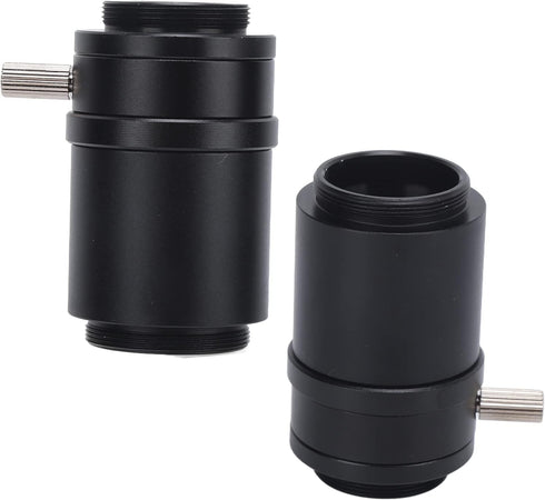1X C Mount Adapter Lens, Alloy CTV Microscope Lens Camera Interface Adapters for Simul Focal Trinocular Stereo Microscope...