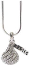 Recyclebabe Necklaces Candy Kiss Necklace C33 Crystal Luxury Plated So Cute...
