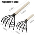 2 Pcs Claw Rake Clam Scraper Tool for Beach Clamming Claws Hand Rake Seafood Shell Digger Tool...