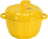 Bruntmor Ceramic Ramekins with lids oven safe - Serving Pot for Food, Soup - Adorable Pumpkin-Shaped Tabletop Decoration - Locks in Flavor with Po...