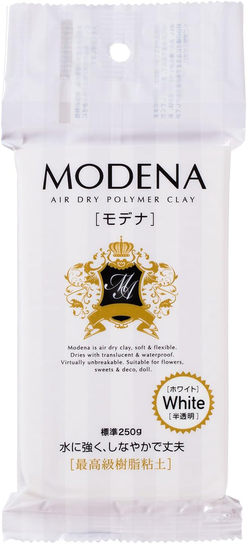 303109 Modena White Resin Clay, 8.8 oz (250 g), White, Made in Japan...