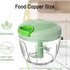 Vegetable Chopper Manual Food Processor, Veggie Chopper Cutter for Salad Garlic Nut Onion...