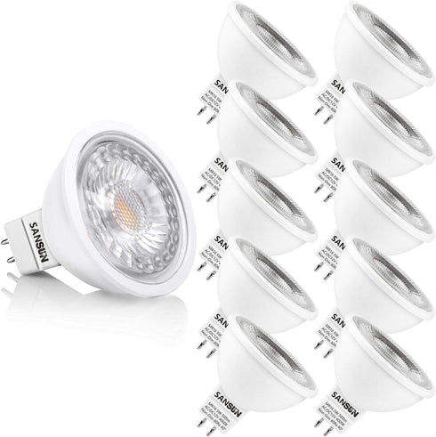 5W MR16 LED Landscape Light Bulbs, Low Voltage 12V 50W Halogen Replacement for Outdoor Landscape Spotlight and Track Light, GU5.3 Bi-Pin Base, Day...
