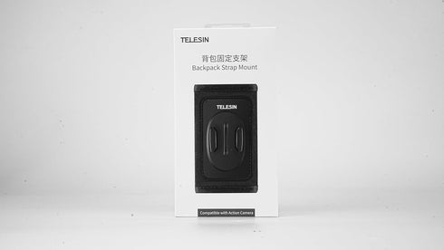 TELESIN Backpack Mount Clip Bag Belt Shoulder Strap Holder for GoPro Max Go Pro Hero 12 11 10 9 8 7 6 5 DJI Action 3 4 Insta360 X3 GO3 Ace Pro Bik...
