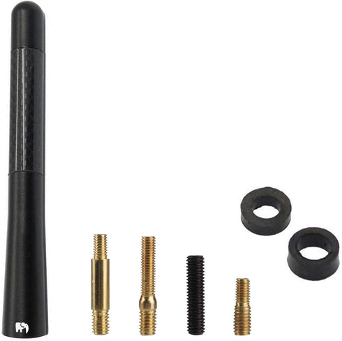 ONE250 Stubby Antenna, Compatible with Jeep Wrangler JK JKU JL JLU Rubicon Sahara (2007-2024), Jeep Gladiator (JL) (2007-2024), Jeep Gladiator [JT...