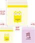 Adhesive Cartoon Owl Disposable Car Trash Bags, Leakproof Vomit Bags, Suitable for Car Travel Airline Home Kitchen Bathroom Office Adhesive Garbag...