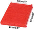uxcell 3pcs Scouring Pad Non-Scratch Scouring Sponge Scrub Pads 6"x4" for Scouring Kitchen, Dishwashing, Red...