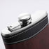 Premium 1 Pack 8 Oz Hip Flask for Liquor Soft Touch Leather Wrap with Funnel,18/8 Stainless Steel Highest Food Grade Leak Proof Classic Flask...
