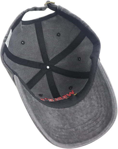World's Best Farter I Mean Father Hats for Men Papa, Funny Adjustable Washed Cotton Embroidered Dad Baseball Cap...