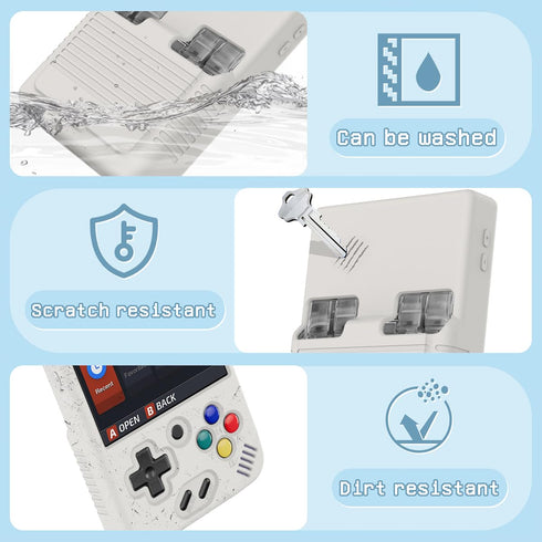 KPSIHRIO Case for Miyoo Mini Handheld Portable Game Console, Mini Game Console Silicone Case for Miyoo 2.8 inch Portable Game Console with Lanyard...