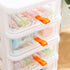 Gagee 3 Drawer Mini Desktop Unit,Plastic dressers with drawers for Arts and Crafts, Small Tools, Sewing Accessories, Stationary, and Hardware,Clea...