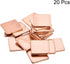 uxcell Flat IC Chipset Thermal Copper Heatsink for CPU GPU 20 x 20 x 1.5mm 20pcs...