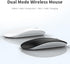 Uiosmuph G11 Wireless Mouse, USB C Rechargeable Computer Mouse, Slim Silent Mice 2.4GHz Optical with USB Nano Receiver and Type C Receiver for Lap...
