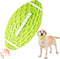 AUSCAT Dog Chew Squeaky Toy Ball, Dog Toy for Aggressive Chewers, Rugby Shape Rubber Chew Ball with Squeaker, Interactive Dog Ball for Fetch Game ...