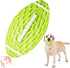 AUSCAT Dog Chew Squeaky Toy Ball, Dog Toy for Aggressive Chewers, Rugby Shape Rubber Chew Ball with Squeaker, Interactive Dog Ball for Fetch Game ...